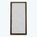 Youngs Wood Wall Leaf Sign with Resin Art 21721